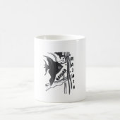 Hakuna Matata Fish Art Print Koffiemok (Center)