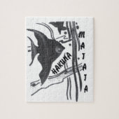 Hakuna Matata Fish Art Print Legpuzzel (Verticaal)