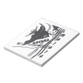 Hakuna Matata Fish Art Print Notitieblok (Linkerzijde)