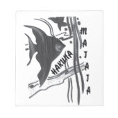 Hakuna Matata Fish Art Print Notitieblok (Voorkant)