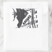Hakuna Matata Fish Art Print Rechthoekige Sticker (Tas)