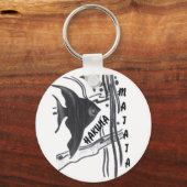 Hakuna Matata Fish Art Print Sleutelhanger (Voorkant)