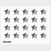 Hakuna Matata Fish Art Print Ster Sticker (Vel)
