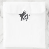 Hakuna Matata Fish Art Print Ster Sticker (Tas)