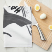 Hakuna Matata Fish Art Print Theedoek (Quarter Fold)