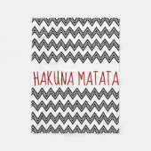 HAKUNA MATATA FLEECE DEKEN (Voorkant)