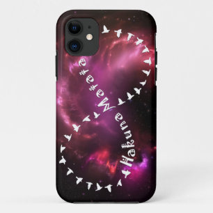 Hakuna Matata Forever op Roze Nebula Case-Mate iPhone Case