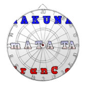 Hakuna Matata France Kunstdruk/Grafisch Dartbord (Voorkant)