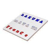 Hakuna Matata France Kunstdruk/Grafisch Tegeltje (Zijkant)