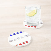 Hakuna Matata France Kunstdruk/Grafisch Zandsteen Onderzetter (Zijkant)