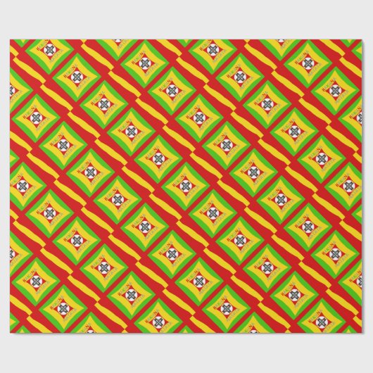 Hakuna Matata Fun Rasta Kleuren: Levendig en zorge Cadeaupapier (Vlak)