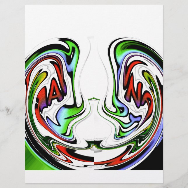 Hakuna Matata Funny Fish gift kleuren (Voorkant)