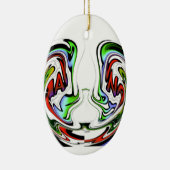 Hakuna Matata Funny Fish gift kleuren Keramisch Ornament (Rechts)