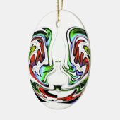 Hakuna Matata Funny Fish gift kleuren Keramisch Ornament (Links)