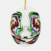 Hakuna Matata Funny Fish gift kleuren Keramisch Ornament (Voorkant)