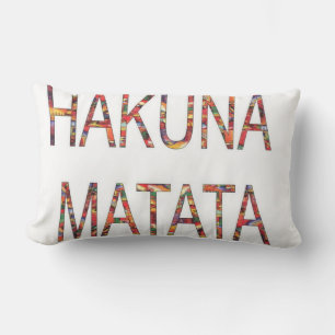 Hakuna Matata Geen Probleem Kussen