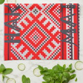 Hakuna Matata - Geen zorgen Swahili Art Collectie Theedoek (Gevouwen)