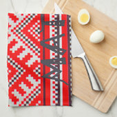 Hakuna Matata - Geen zorgen Swahili Art Collectie Theedoek (Quarter Fold)