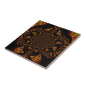 Hakuna Matata Gift Black Jamaica Pop Art. Tegeltje (Zijkant)