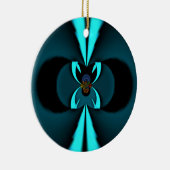 Hakuna Matata Gifts Blue Shield Keramisch Ornament (Rechts)