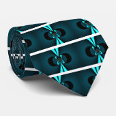 Hakuna Matata Gifts Blue Shield Stropdas (Opgerold)