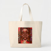 Hakuna Matata Gifts Haloween Special Red Grote Tote Bag (Voorkant)