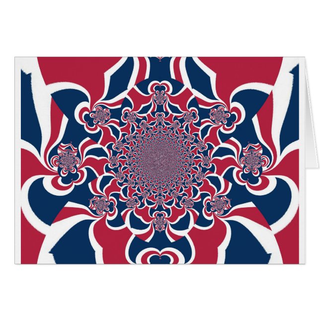 Hakuna Matata Gifts trendy, stijlvol rood en blauw (Voorkant Horizontaal)