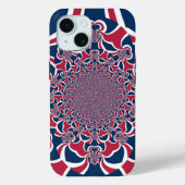 Hakuna Matata Gifts trendy, stijlvol rood en blauw Case-Mate iPhone Case (Achterkant)