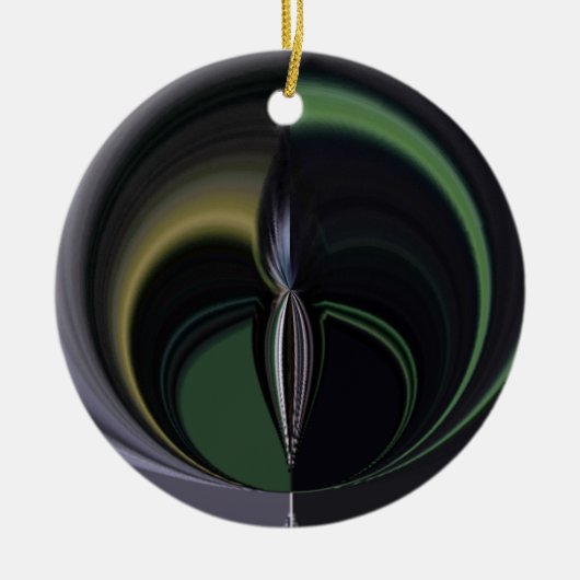 Hakuna Matata Girly Gifts Aurora Silver Lining she Keramisch Ornament (Voorkant)