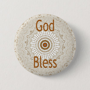 Hakuna Matata God zegene jou Ronde Button 5,7 Cm