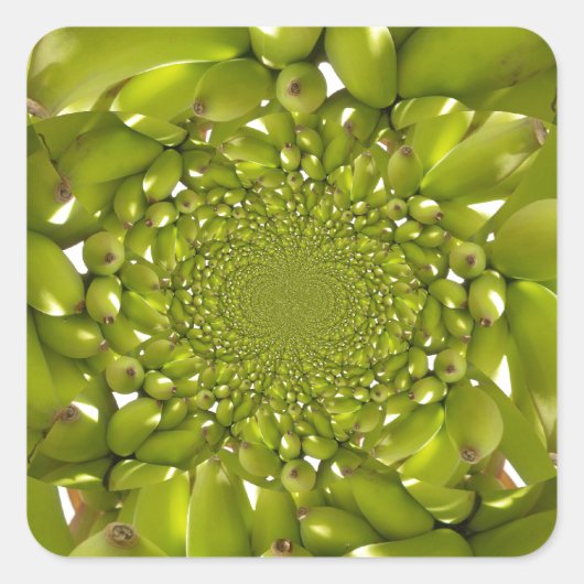 Hakuna Matata Going Bananas.jpg Vierkante Sticker (Voorkant)