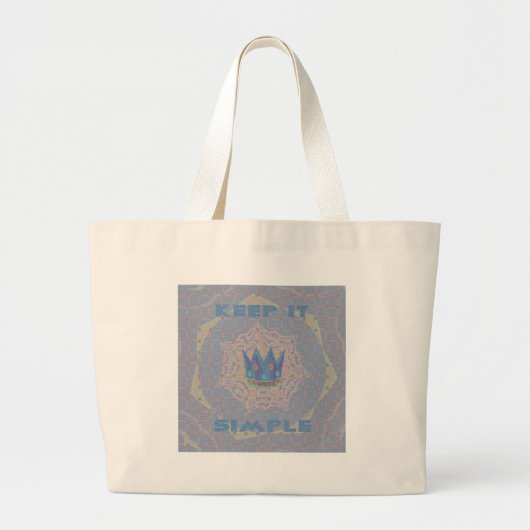 Hakuna matata grote tote bag (Voorkant)