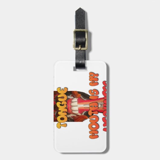 Hakuna Matata HAkuna Matata Big Mouth. Bagagelabel (Voorkant verticaal)