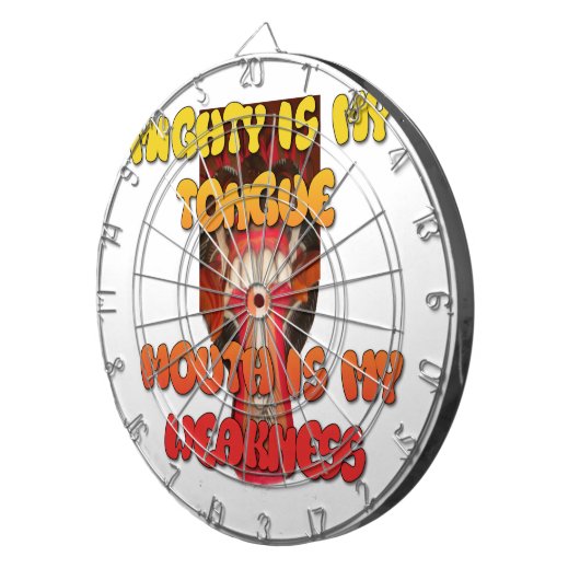 Hakuna Matata HAkuna Matata Big Mouth. Dartbord (Voorkant Rechts)