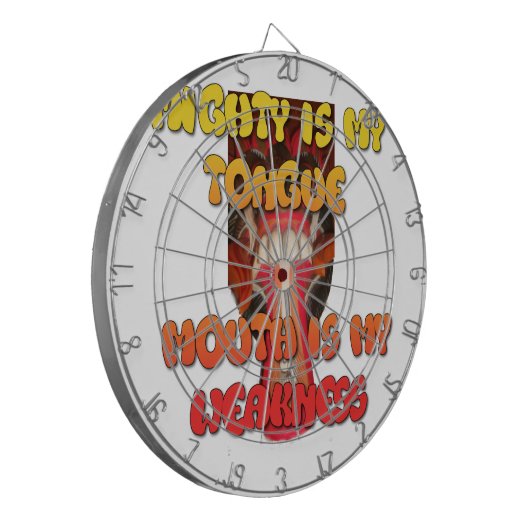 Hakuna Matata HAkuna Matata Big Mouth. Dartbord (Voorkant Links)