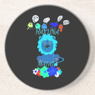 Hakuna Matata Hakunamatata baby leeuw koning.png Zandsteen Onderzetter