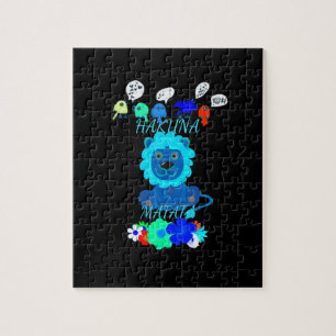 Hakuna Matata Hakunamatata baby leeuw Legpuzzel