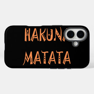 Hakuna Matata Hakunamatata iPhone 16 Hoesje