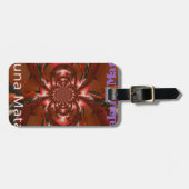 Hakuna Matata Halloween Mask Kaleidoscope Abstract Bagagelabel (Voorkant horizontaal)