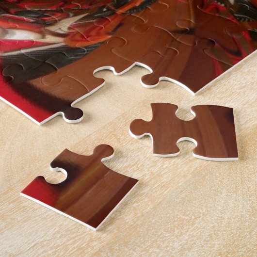 Hakuna Matata Halloween Mask Kaleidoscope Abstract Legpuzzel (Zijkant)