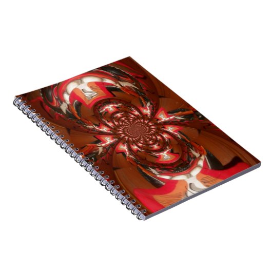 Hakuna Matata Halloween Mask Kaleidoscope Abstract Notitieboek (Rechterzijde)