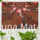 Hakuna Matata Halloween Mask Kaleidoscope Abstract Theedoek (Gevouwen)