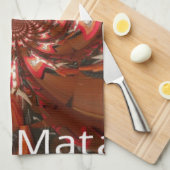 Hakuna Matata Halloween Mask Kaleidoscope Abstract Theedoek (Quarter Fold)