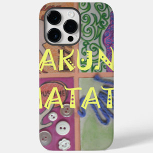 Hakuna Matata Handteken Art Print Case-Mate iPhone Case