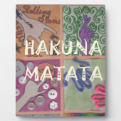 Hakuna Matata Handteken Art Print Fotoplaat (Voorkant)