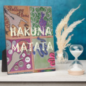 Hakuna Matata Handteken Art Print Fotoplaat (Zijkant)