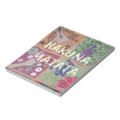 Hakuna Matata Handteken Art Print Notitieblok (Linkerzijde)