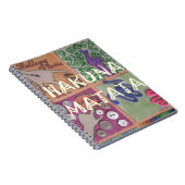 Hakuna Matata Handteken Art Print Notitieboek (Rechterzijde)