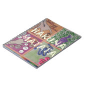 Hakuna Matata Handteken Art Print Notitieboek (Linkerzijde)