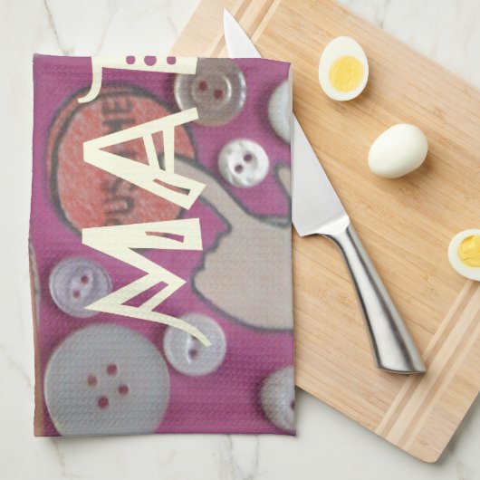 Hakuna Matata Handteken Art Print Theedoek (Quarter Fold)